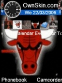 Скриншот темы Chicago Bulls1-bjie для телефона Nokia