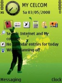 Скриншот темы Golf для телефона Nokia