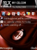 Скриншот темы Acmilan1 для телефона Nokia