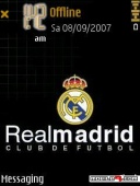 Скриншот темы Real Madrid для телефона Nokia