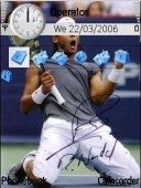 Скриншот темы Rafael Nadal для телефона Nokia