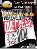 Скриншот темы River Plate для телефона Nokia