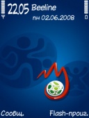 Скриншот темы Euroo2008 для телефона Nokia
