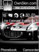 Скриншот темы Red Car для телефона Nokia