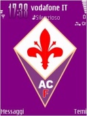 Скриншот темы Ac Fiorentina для телефона Nokia