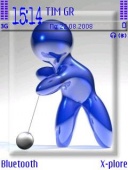 Скриншот темы Golfer By Thabull для телефона Nokia