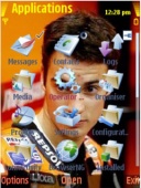 Скриншот темы Daniel Pedrosa для телефона Nokia