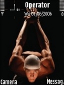Скриншот темы Michael Phelps 3 для телефона Nokia