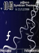 Скриншот темы Fedoradv для телефона Nokia
