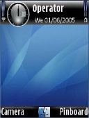 Скриншот темы Mac Os X для телефона Nokia