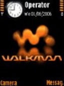 Скриншот темы Walkman для телефона Nokia