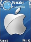 Скриншот темы Apple Mac For N95 для телефона Nokia