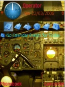 Скриншот темы Cockpit Concorde для телефона Nokia