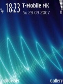 Скриншот темы Waveform для телефона Nokia