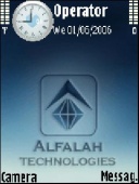 Скриншот темы Alfalah Technologies для телефона Nokia
