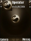 Скриншот темы Sony Ericson для телефона Nokia