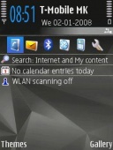Скриншот темы N95 8gb 01 для телефона Nokia
