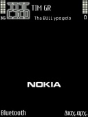 Скриншот темы Nokia Black Thabull для телефона Nokia