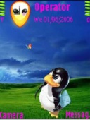 Скриншот темы Linux для телефона Nokia