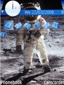 Скриншот темы Moon Walk для телефона Nokia