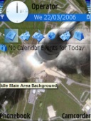 Скриншот темы Rocket Launch для телефона Nokia