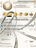 Скриншот темы Lines для телефона Nokia