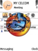 Скриншот темы Firefox Fight для телефона Nokia