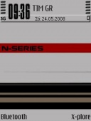 Скриншот темы Greyseries-thabull для телефона Nokia