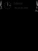 Скриншот темы Stealth By Pizero для телефона Nokia
