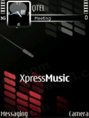 Скриншот темы Xpressmusic для телефона Nokia