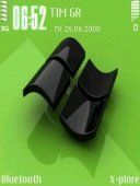 Скриншот темы Greenxp By Thabull для телефона Nokia