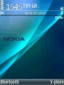 Скриншот темы Nbluean2 By Thabull для телефона Nokia