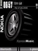 Скриншот темы Xpresmusican-thabull для телефона Nokia