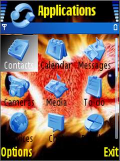 Скриншот темы для Nokia