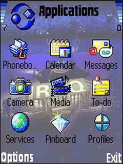 Скриншот темы для Nokia