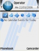 Скриншот темы Frost для телефона Nokia
