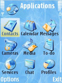 Скриншот темы для Nokia
