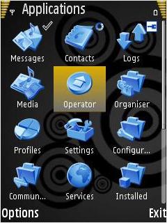 Скриншот темы для Nokia