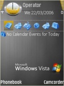 Скриншот темы Vista для телефона Nokia