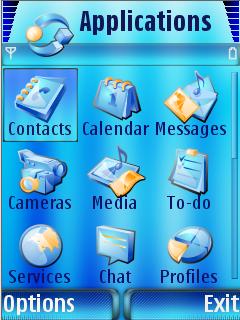 Скриншот темы для Nokia