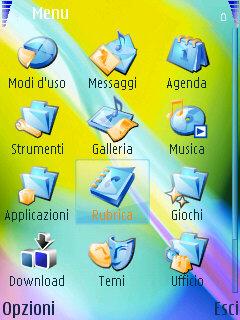 Скриншот темы для Nokia
