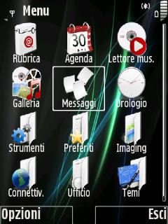 Скриншот темы для Nokia