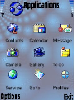 Скриншот темы для Nokia