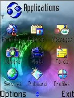 Скриншот темы для Nokia