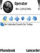 Скриншот темы White Theme для телефона Nokia