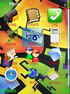 Скриншот темы для Nokia