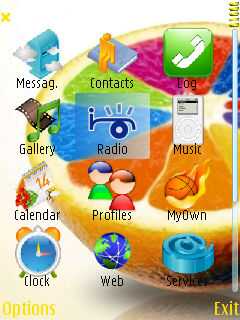 Скриншот темы для Nokia