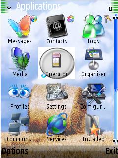 Скриншот темы для Nokia