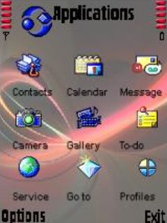 Скриншот темы для Nokia