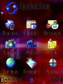 Скриншот темы для Nokia